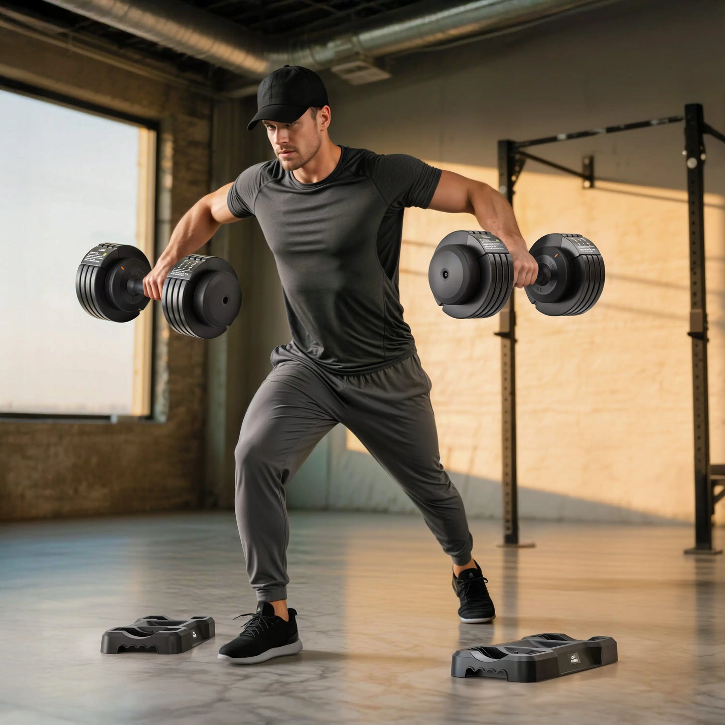 FLYBIRD Lark Select Adjustable Dumbbell 55LB