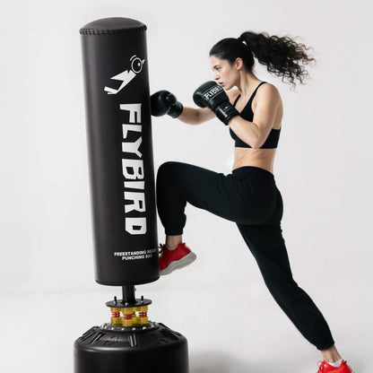 Flybird Freestanding Punching Bag with Boxing Gloves