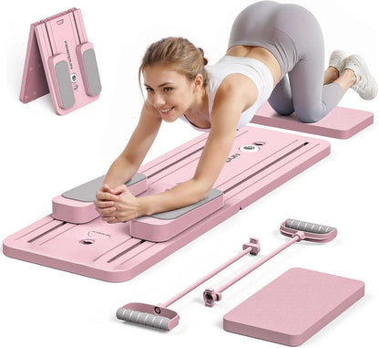 Feierdun Multifunctional Pilates Board Set Pink/Purple