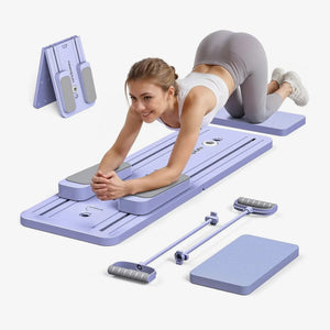 Feierdun Multifunctional Pilates Board Set Pink/Purple