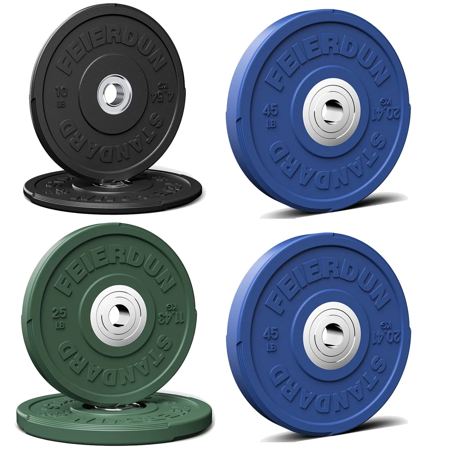 FED Fitness Feierdun Series BP1 Color Olympic Bumper Plate 2"