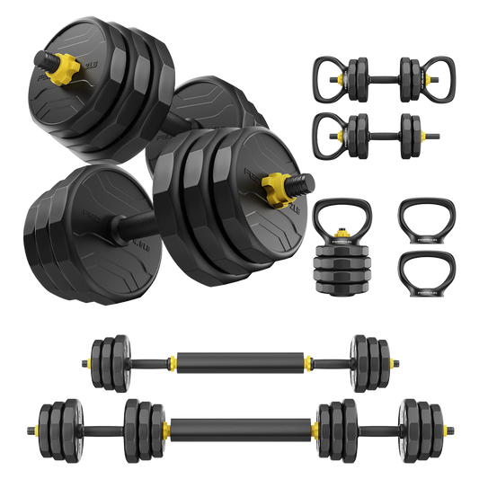 Feierdun DS3 5 In 1 Adjustable Dumbbell Set 12 Sided Design