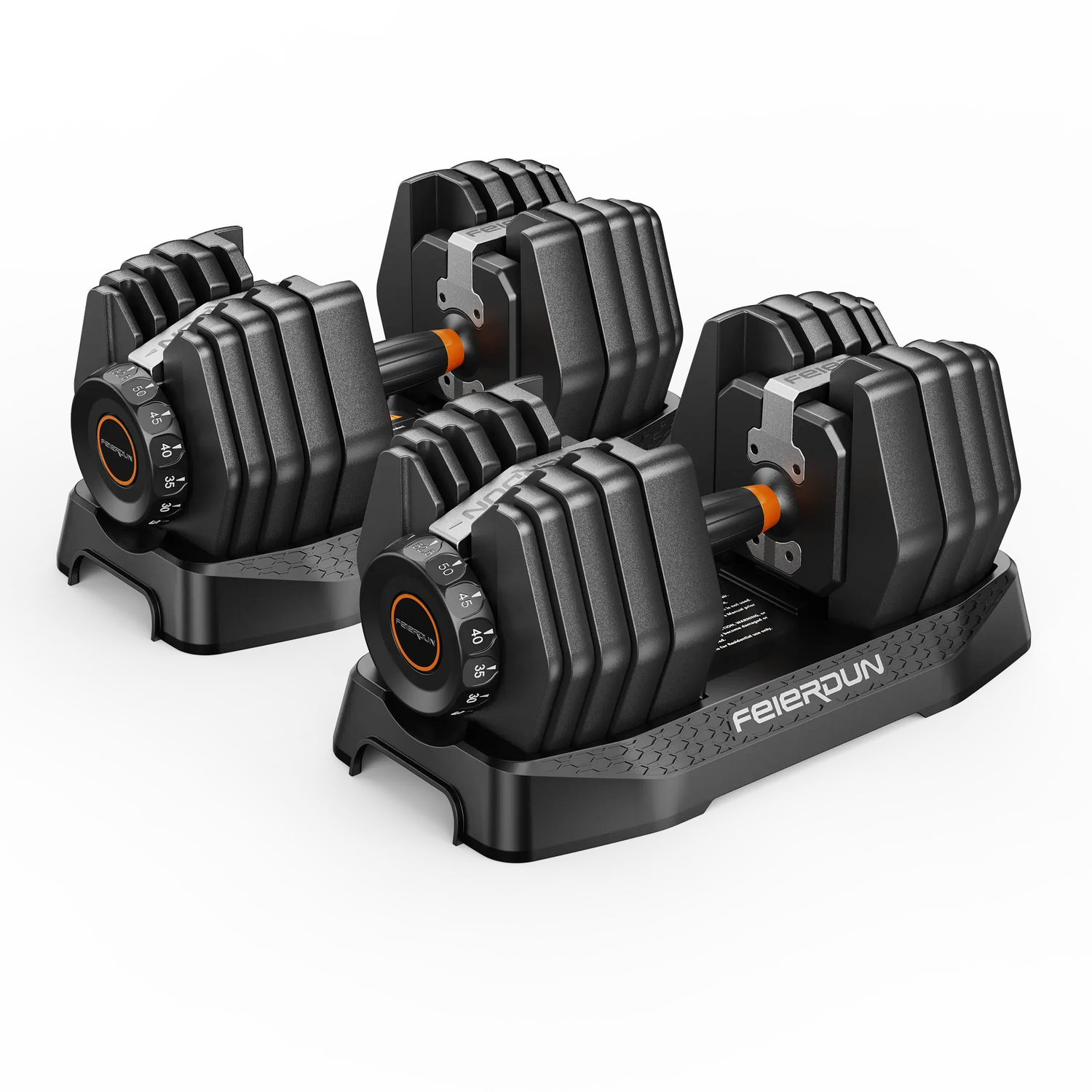 FED Fitness Feierdun DB1 Quick Adjustable Dumbbell 52.5LBS