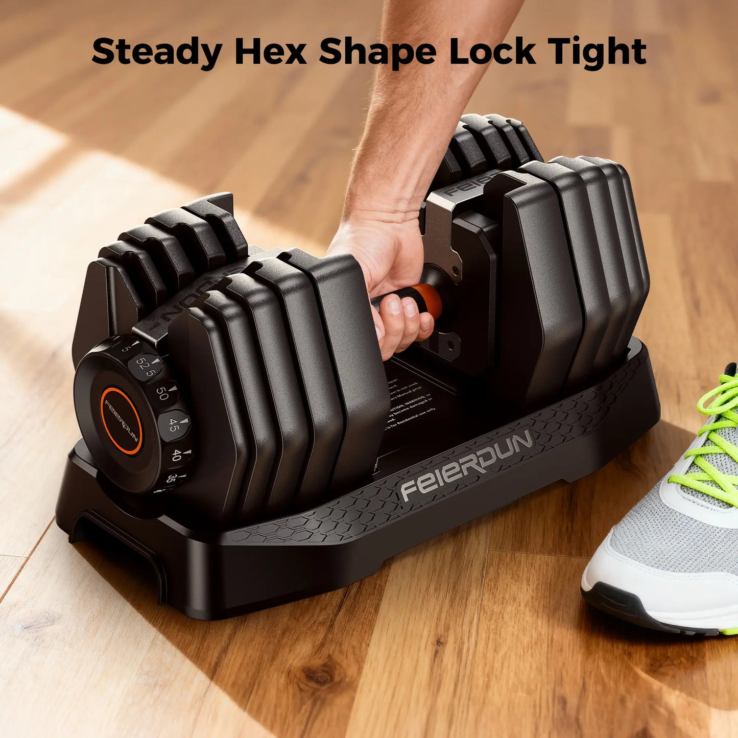 Feierdun DB1 Quick Adjustable Dumbbell 52.5LBS