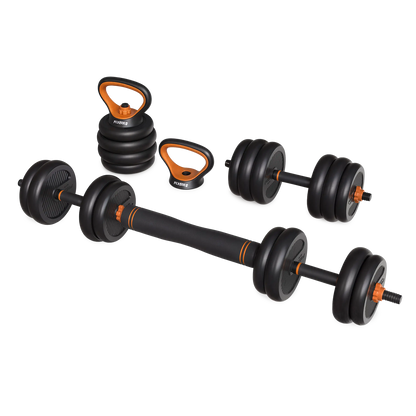 FLYBIRD 5 in 1 Dumbbell Kettlebell Weight Set
