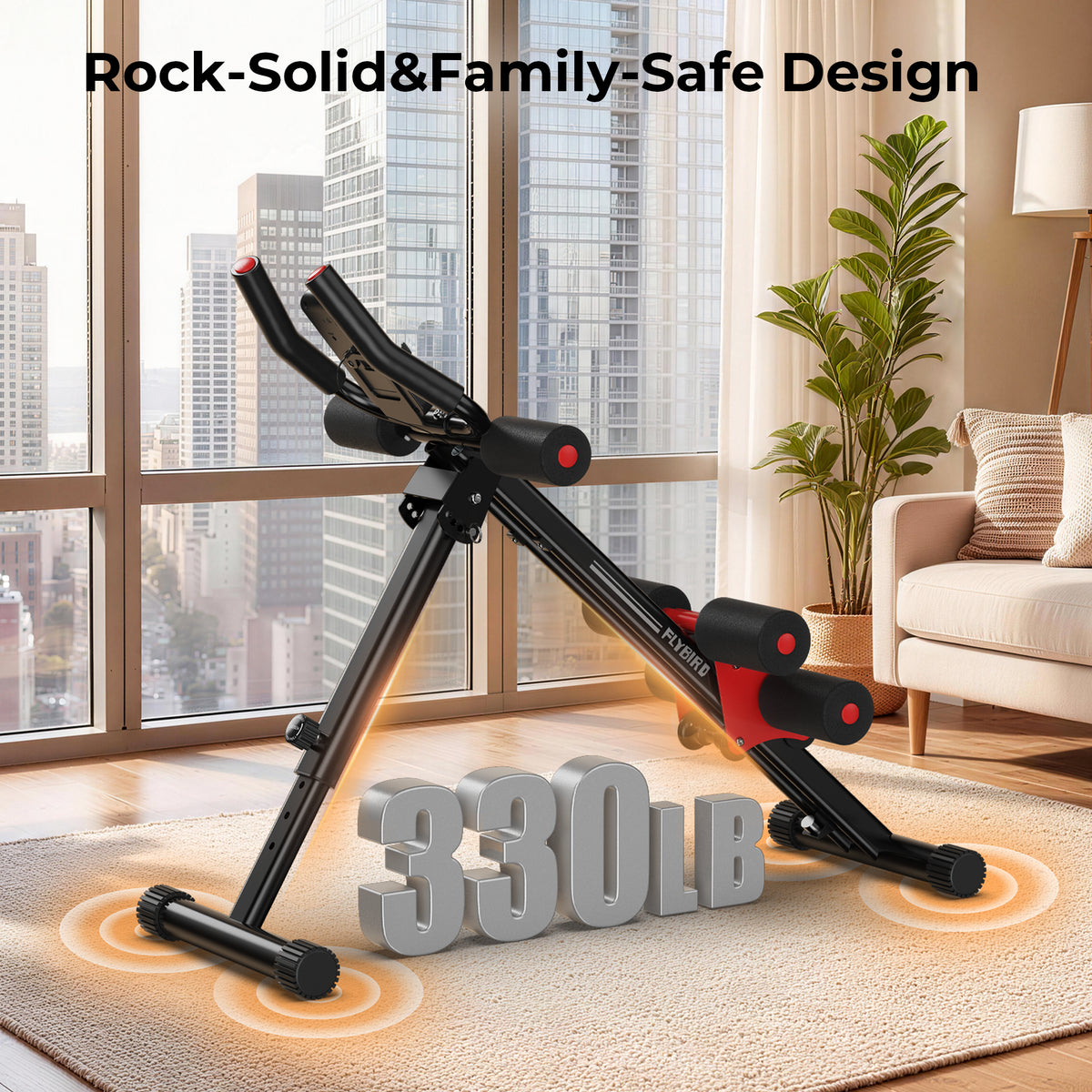 Ab Flyer FED Fitness Flybird Series AW1 Foldable Ab Workout Machine