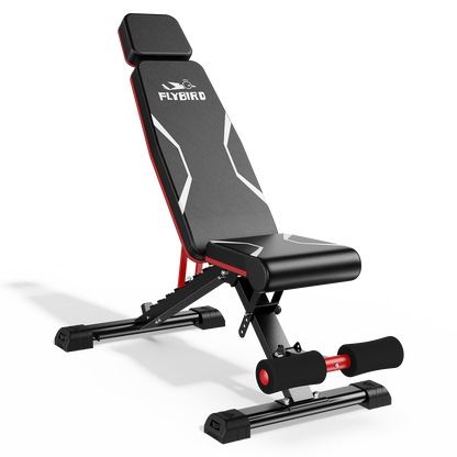 Flybird WB3 Foldable Adjustable Bench With Headrest