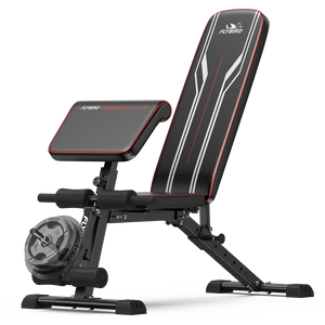 Flybird Adjustable Weight Bench with Preacher Curl