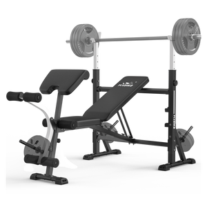 Flybird Adjustable Workout Bench with Preacher Curl Pad 39In-Width