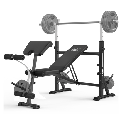 Flybird Adjustable Workout Bench with Preacher Curl Pad 39In-Width