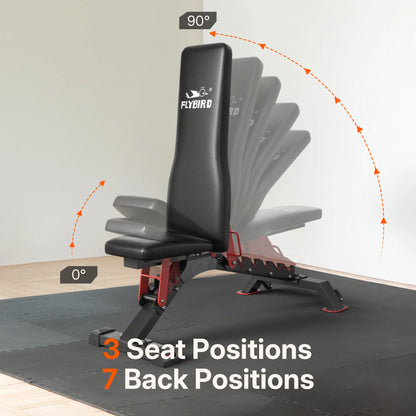 FLYBIRD Owl Select Adjustable Weight Bench