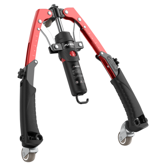 Flybird 3-in-1 Chest Trainer with Ab Roller Wheel