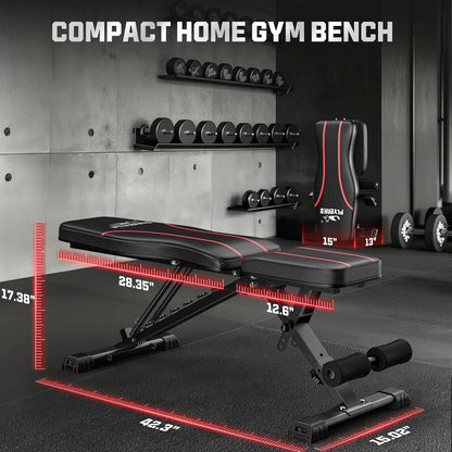 Flybird Adjustable Utility Weight Bench