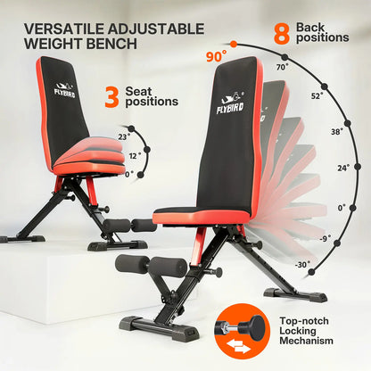FLYBIRD Owl Foldable Adjustable Bench