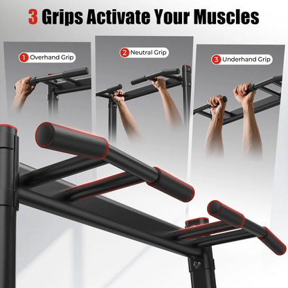 Sportsroyals Power Tower Pull Up Bar Station with Triangle Base