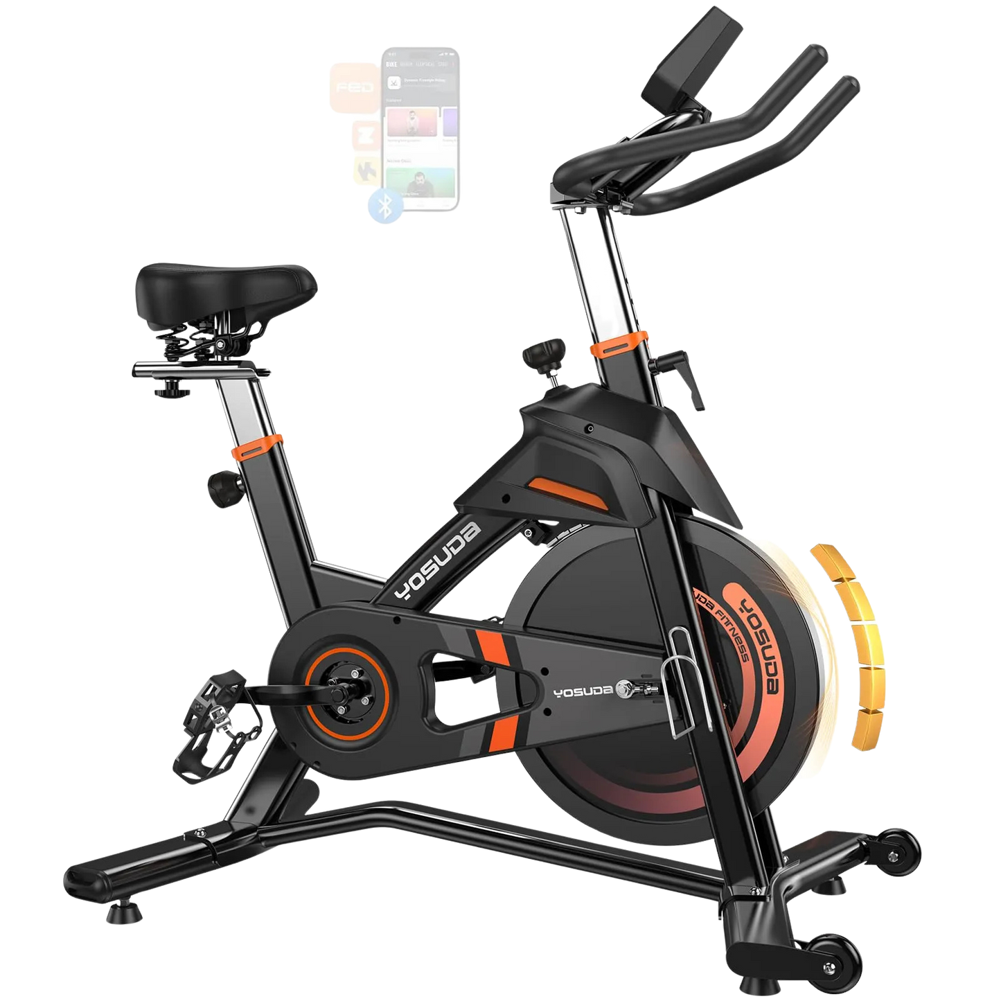 Yosuda EB3 Heavy-Duty Indoor Cycling Bike with 400 LBS Capacity