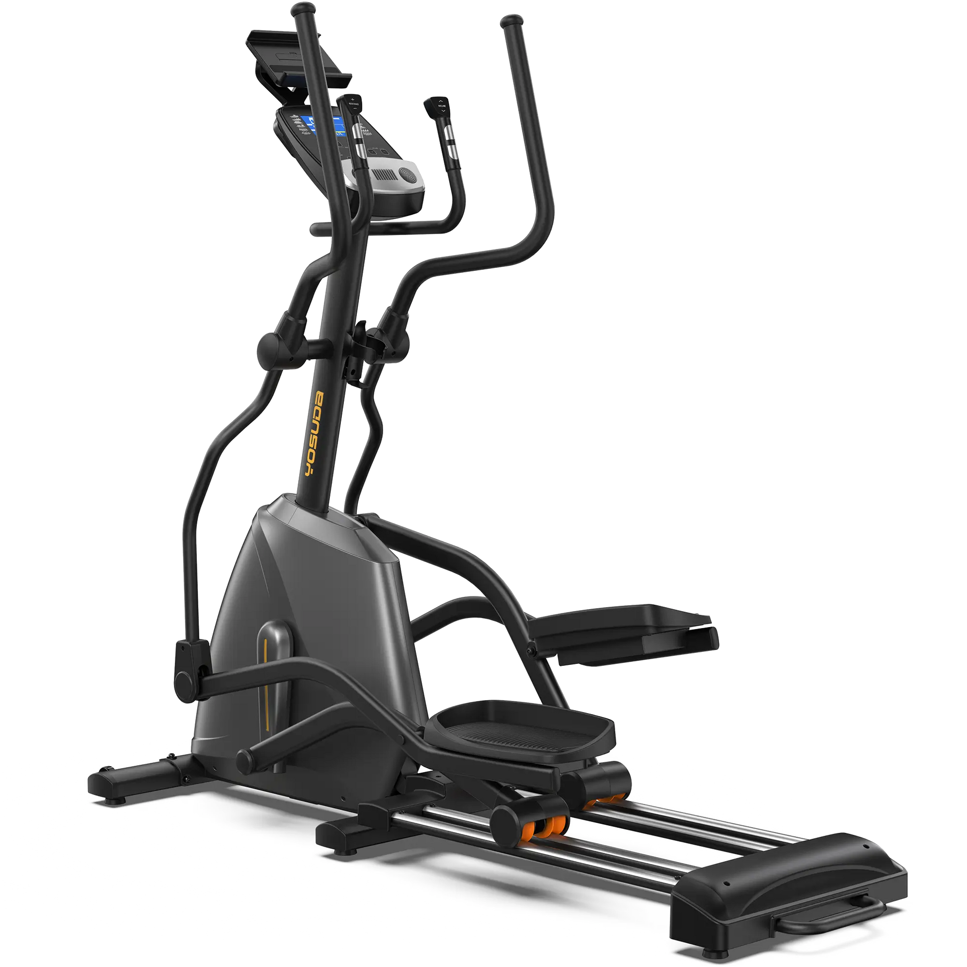 Elliptical trainer on a white background