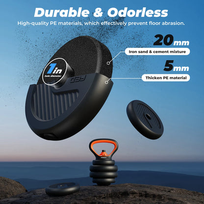 FLYBIRD 4 in 1 Dumbbell Kettlebell Weight Set