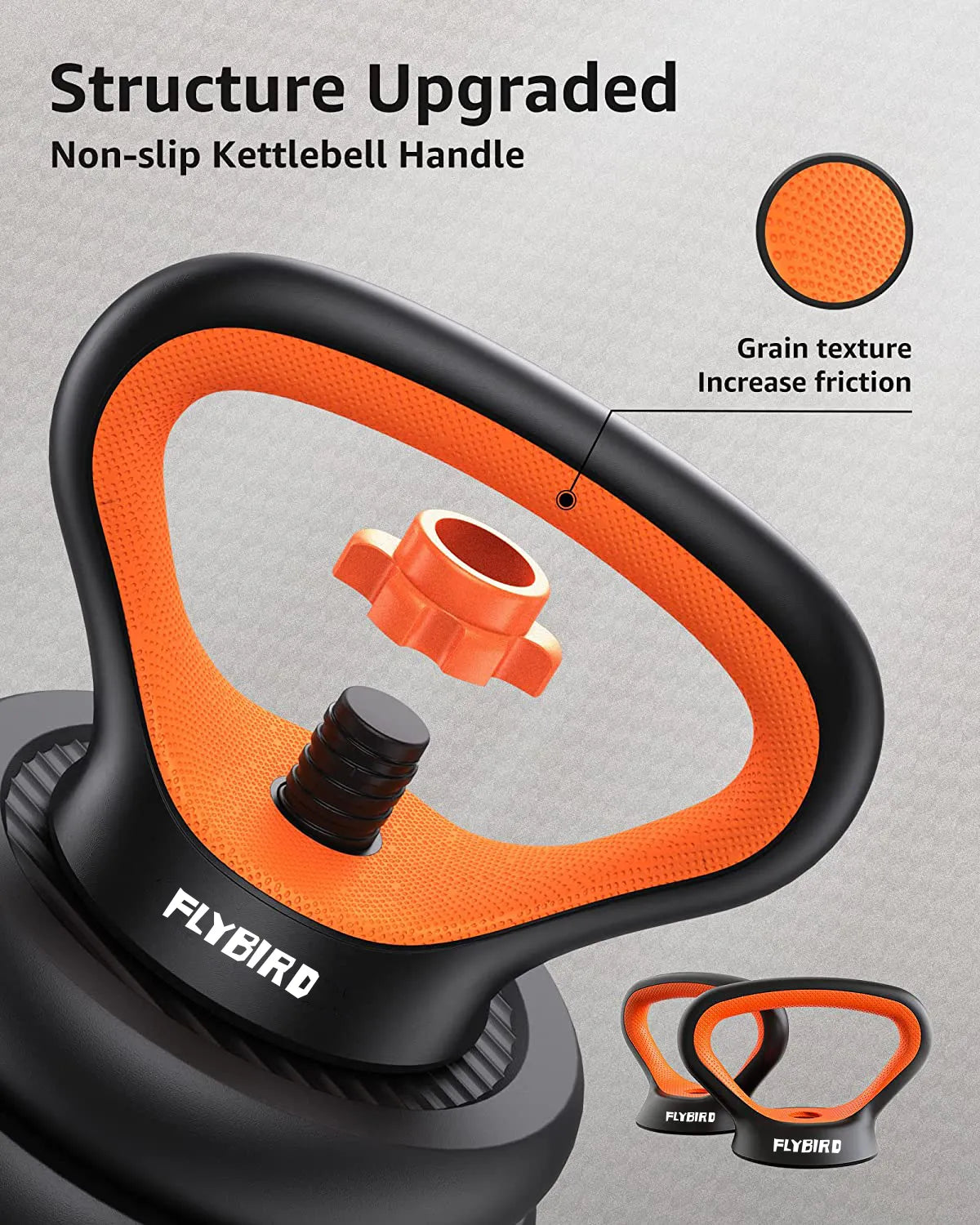 FLYBIRD 4 in 1 Dumbbell Kettlebell Weight Set