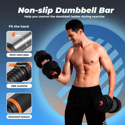 FLYBIRD 4 in 1 Dumbbell Kettlebell Weight Set