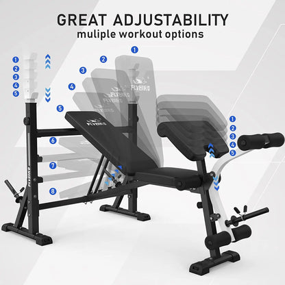 flybird standard weight bench, bench press machine