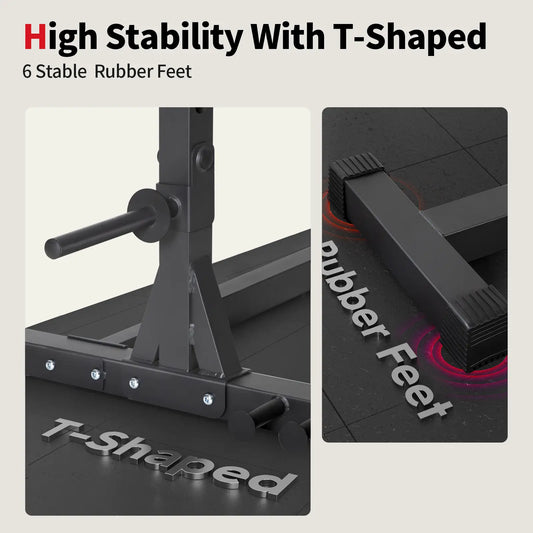 Flybird Squat Rack with Pull-Up Bar