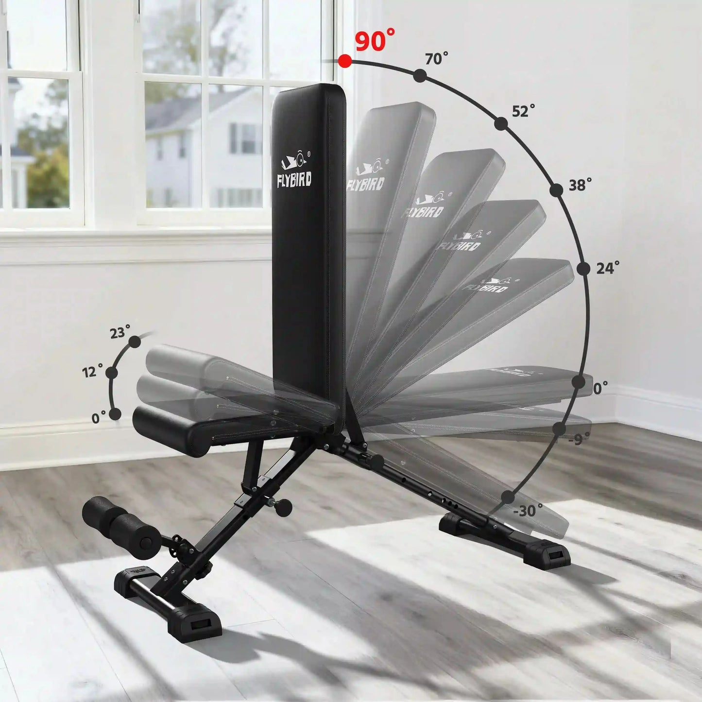 Flybird WB5 Adjustable Weight Bench – FED Fitness