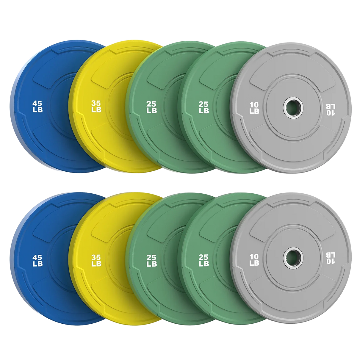 FED Fitness Sportsroyal Series 2-Inch Olympic Bumper Plates